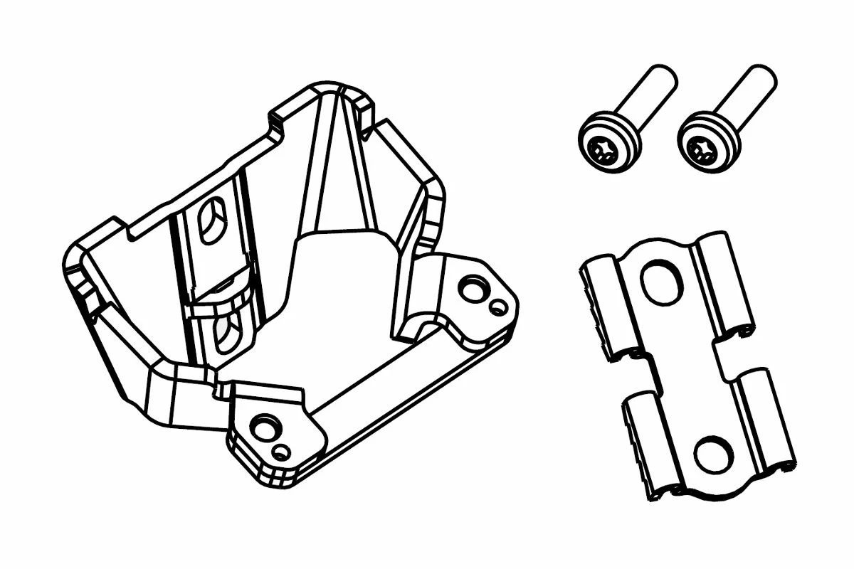 Bosch EBike - Kit Adaptateur De Support Pour Batterie De Cadre Classic Line 3 Bosch EBike - Kit Adaptateur De Support Pour Batterie De Cadre Classic Line