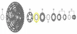 Shimano - Bague D'espacement B Pour Cassette SLX CS-M7100