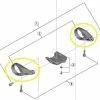Shimano - Colliers De Fixation (gauche/droite) Pour écran SC-E6100 -Vélos Haibike Boutique shimano colliers fixation ecran sc6100 3840x2160